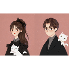 小刘迷迷采集到插画头像