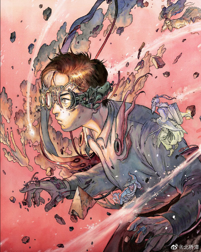 原图解禁三体画集终于与大家见面我为后面的活动画了十多张签绘转发这
