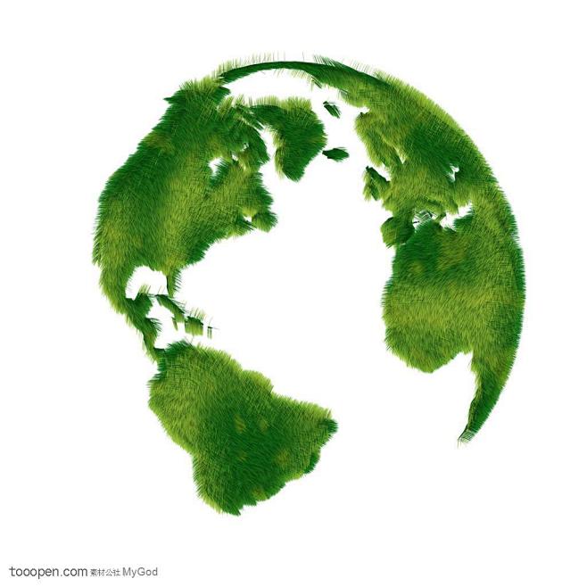 环境保护-绿色的大陆设计图片背景