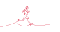 one line motion graphics  ILLUSTRATION  360° line art Pharmaceutical medical animation  Advertising  ads