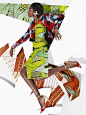 Meinke Klein | Vlisco : To complement this sunny day, here is an equally sunny post! Finally we can release all the images of Vlisco’s new campaign for the Fantasia collection, shot by Meinke Klein. The duo took their dynamic approach to the next level, a