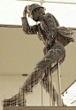 【美陈雕塑】韩国艺术家全新打造的金属雕塑艺术品