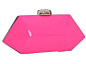 Betsey Johnson Neon Neon 菱形粉色手抓斜跨包 原创 设计 新款 2013 正品 代购  美国