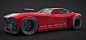 O-Tech Mobster, Mathew O : I had loads of reference for Muscle cars floating around on my PC and I was looking through Khyzyl Saleem's work and decided it was time to design my own, I'm a big fan of the missing panels on a lot of Khyzyl's work so I used t