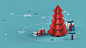 Liberty Bank Paper Animations : Fragments of animation from New Year campaign of Liberty Bank.