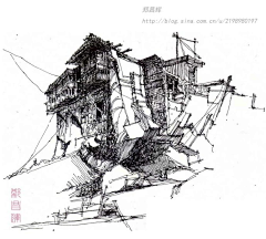 富川sz采集到建筑速写