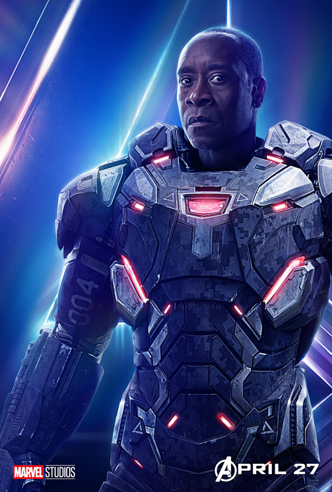 复仇者联盟3无限战争人物海报战争机器