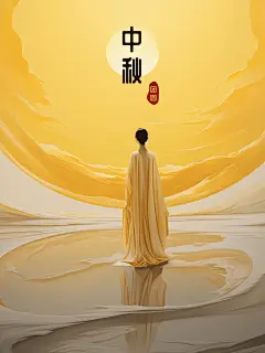 AI 创意海报！9 组中式创意人像中秋海报 Prompt 灵感