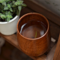 外贸原单 创意茶具木制酒水杯子 木质茶杯 酒杯 大肚杯 175ml