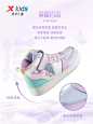 特步儿童2022秋冬季新款女小童鞋子运动鞋女孩潮休闲高帮板鞋-tmall.com天猫