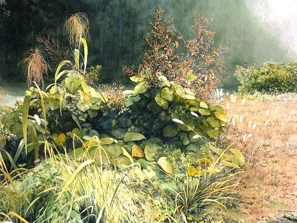 Abe Toshiyuki 水彩风景_绘...