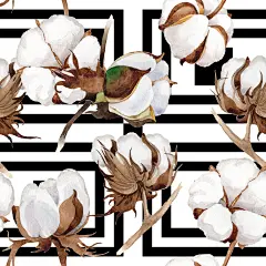 木棉花手绘水彩优雅风格唯美产品背景图案 (18)