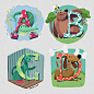 Animal Alphabet, Burak Cinar : Animal Alphabet by Burak Cinar on ArtStation.