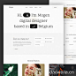 设计师个人网站模板作品项目展示设计模板 Mogen – Portfolio HTML Template