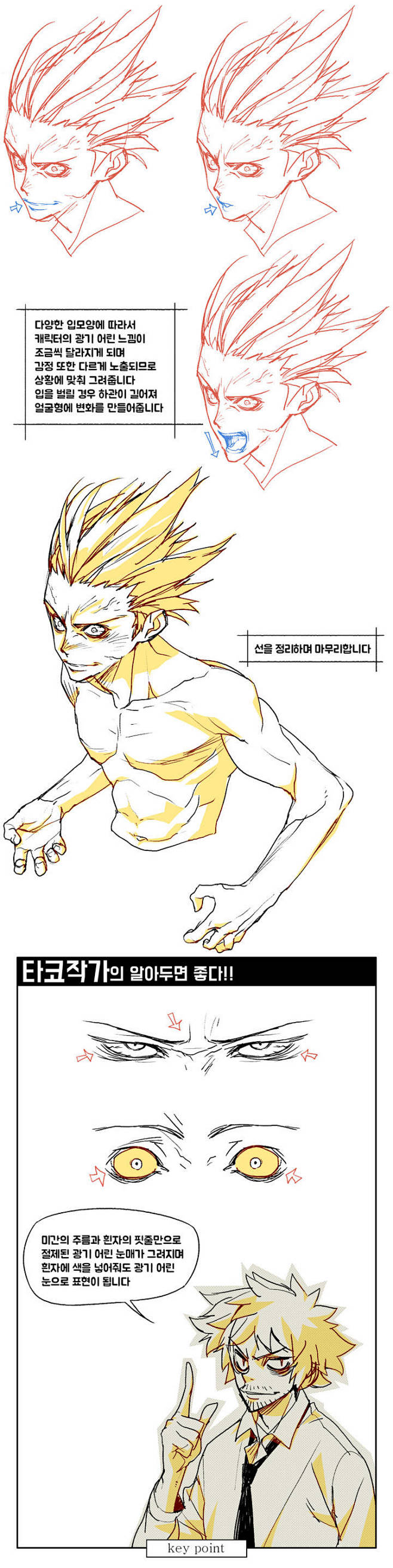 시크릿 캐릭터 드로잉광기 어린 눈am...
