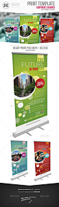 Corporate Roll Up Banner - Signage Print Templates