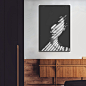 大尺寸人物黑白肖像装饰画个性创意摄影挂画设计师咖啡馆民宿壁画-淘宝网