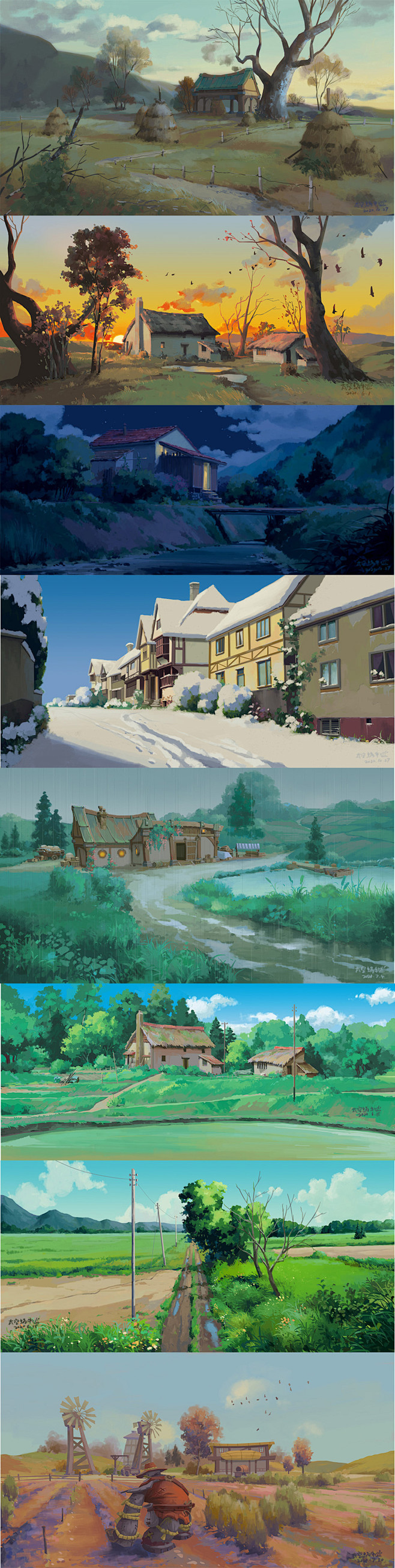 平面与厚涂_太空蜗牛被人抢了讨厌__插画...