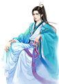 古风人物 男 青衣 免抠