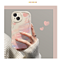 适用于苹果14promax手机壳新女款iPhone13水墨晕染12奶油纹11网红爆款xs小众高级感xr硅胶软壳7plus全包防摔8-tmall.com天猫