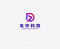 学LOGO-东中科技-科技公司品牌logo-上下排列-多字母构成-D-Z