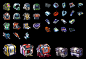 Icons, Leon Ropeter : Various Icons done for Empire: Millennium Wars. Crates, Equipment and Consumables. Was a lot of fun!