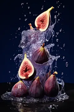 新鲜农产品水果无花果图片摄影图