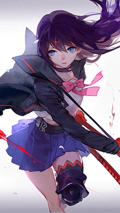 三千眼采集到二次元少女