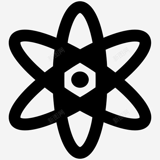 原子质子光子图标 轨道 icon 标识 标志 UI图标 设计图片 免费下载 页面网页 平面电商 创意素材
