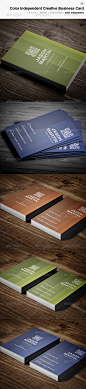 Creative Business Card - 08 - GraphicRiver Item for Sale