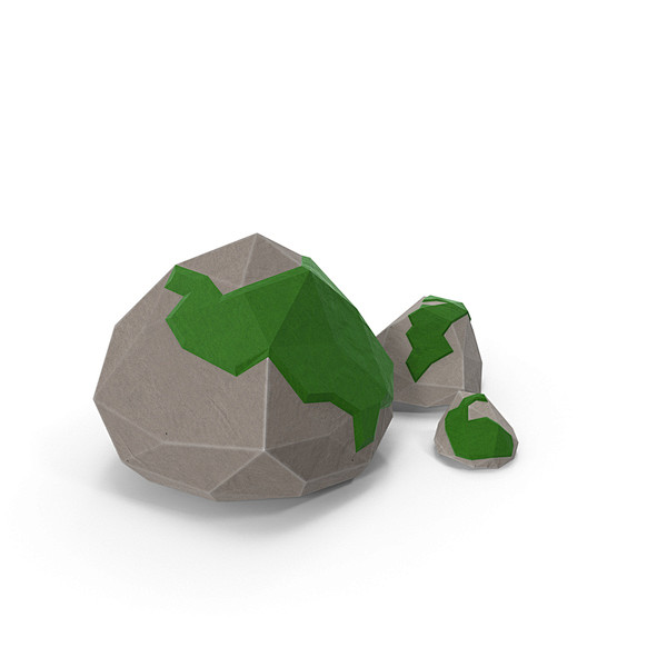 Low Poly Mossy Rocks...