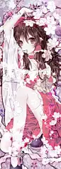 #东方project#
#博丽灵梦#
塞上女子，红衣年少，换谁遗失的笑。