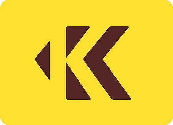 字母 K 的创意LOGO设计 ​​​​