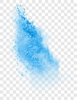 蓝色粉末效果元素PNG图片 来自PNG搜索网 pngss.com 免费免扣png素材下载！