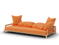 Sofa 3D Illustration