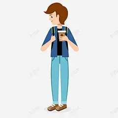 卡通装饰人物介绍海报男孩子 元素 免抠png 设计图片 免费下载 页面网页 平面电商 创意素材