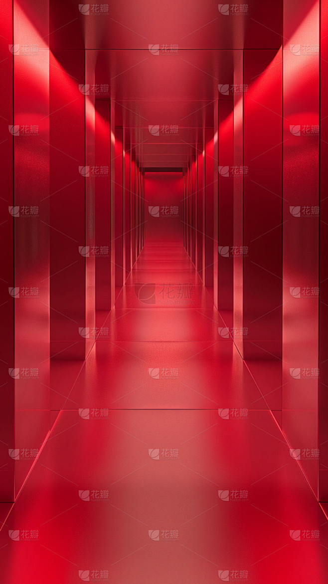 背景通用红色空间背景场景图片素材