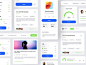 Job Finder Components (Dark + Light)