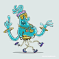 来自Sector 5的异形23- Loogie VonGoober轮车经销商#illustration #characterdesign #comics #cartoon #character #kidlitart #drawing #doodle #monsters #instaartist #digitalart #toydesign #conceptart #aliens #artistsoninstagram