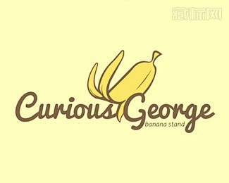 cunious geonge香蕉logo...