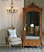 shannon bowers interior | nothing like a gorgeous armoire next to a fabulous french chair ...: 