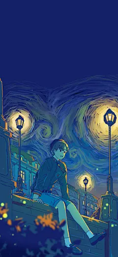 超好看的男生插画壁纸

画师：ryepe ​​​​