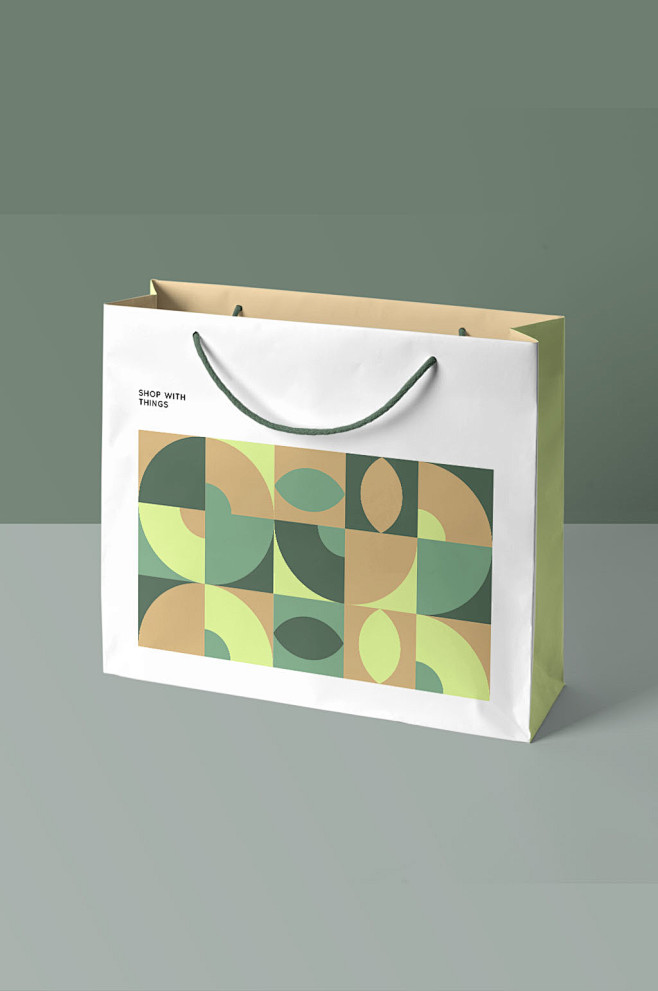 公司手拎袋购物袋样机模型设计-众图网