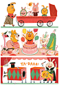 Tor Freeman : Personal illustration, work from my children's books and a bit of sewing!