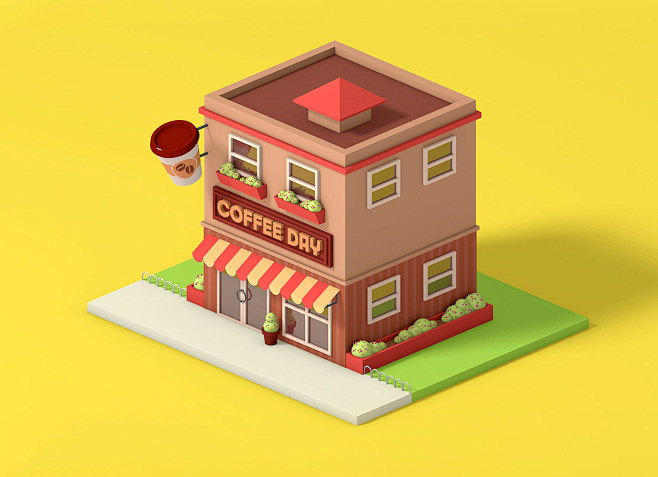 3D | Isometric Coffe...