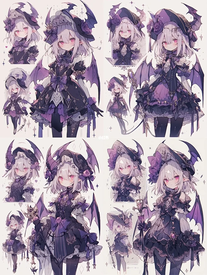 魔法系列IMidjourney-魔女-Al角色设计-花瓣网
