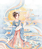 春雨眠_阿祈__插画师作品_涂鸦王国gracg.com