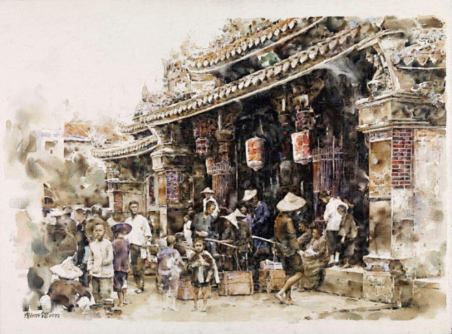 台湾谢明錩的水彩画 - 砒霜的日志 - ...