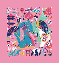 【新鲜分享第109期】Muhammed Sajid商业插画-古田路9号-品牌创意/版权保护平台