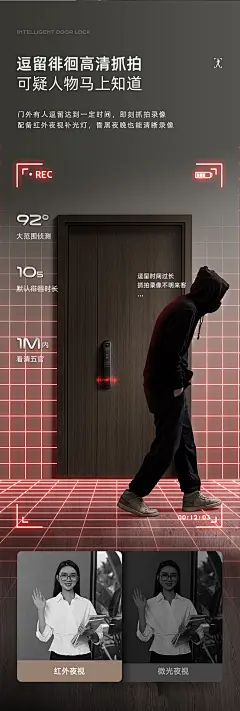 【22年新品】飞利浦702-VP智能指纹锁防盗门3D可视对讲大屏猫眼锁-tmall.com天猫